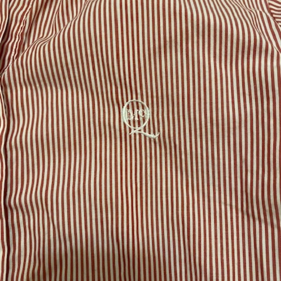 McQ by Alexander McQueen Striped Cotton Button Up Size L - Picture 3 of 7
